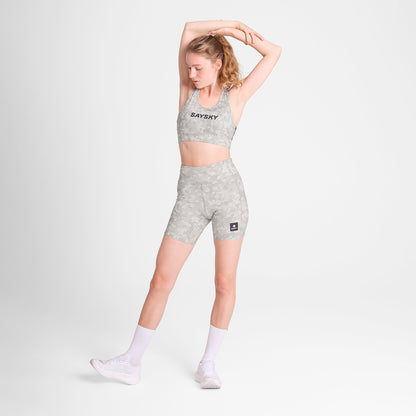 W Camo Combat+ Short Tights 7" - Sand