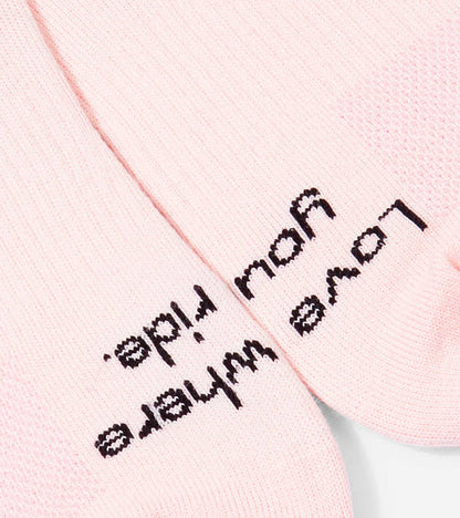 All Road Sock - DUSTY PINK