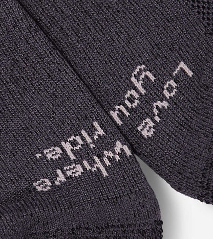 All Season Merino Wool Sock - CHARCOAL