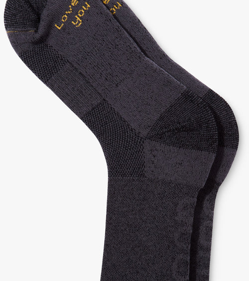 Merino Tech Wool Sock - CHARCOAL