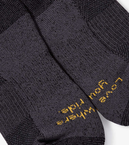 Merino Tech Wool Sock - CHARCOAL