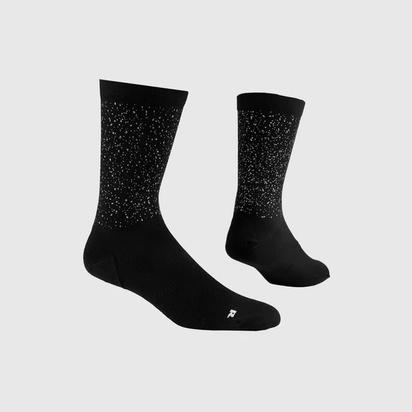 Reflective Combat High Socks - Black