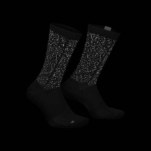 Reflective Combat High Socks - Black