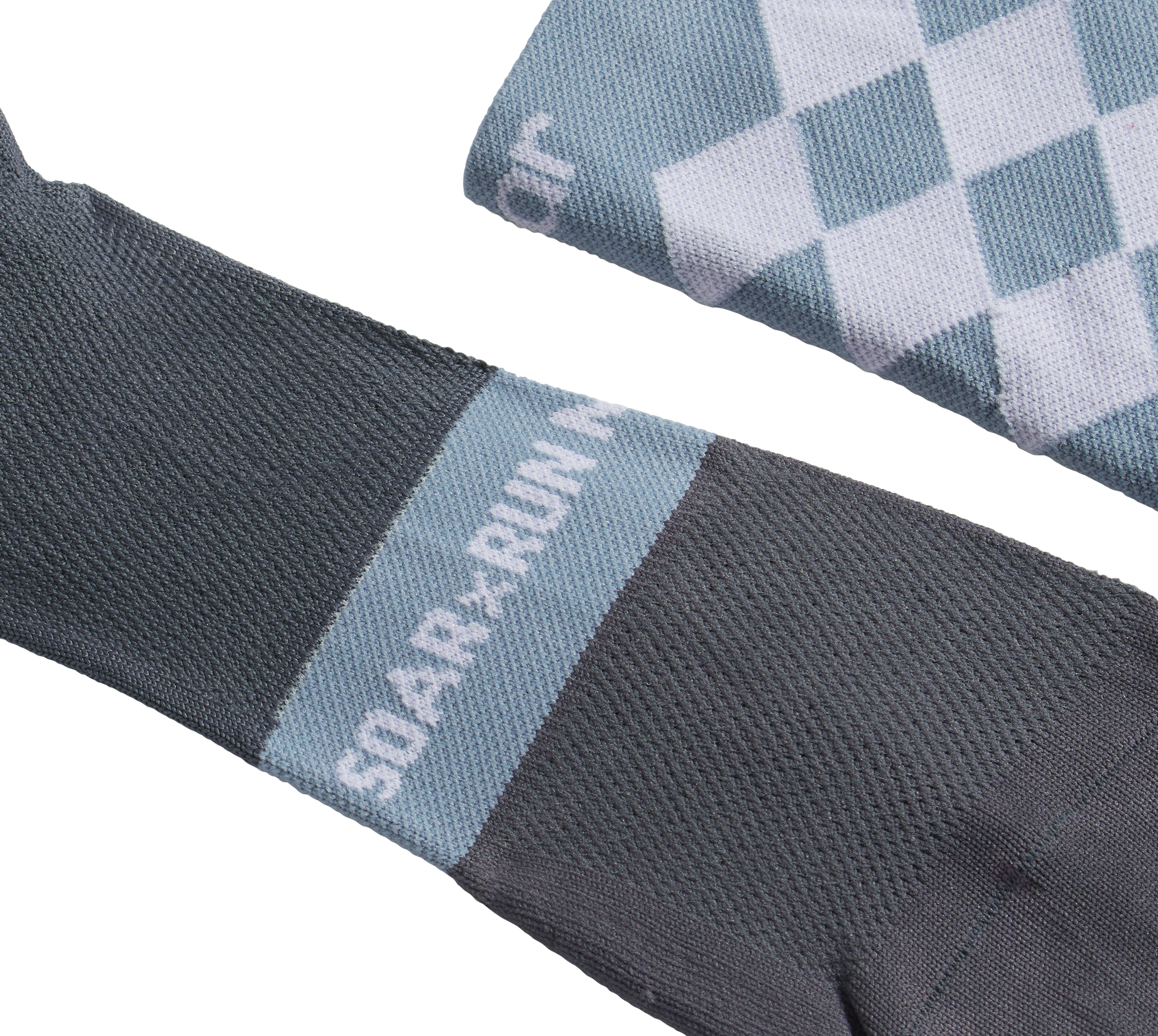 Diamond Crew Sock | Lilac/grey
