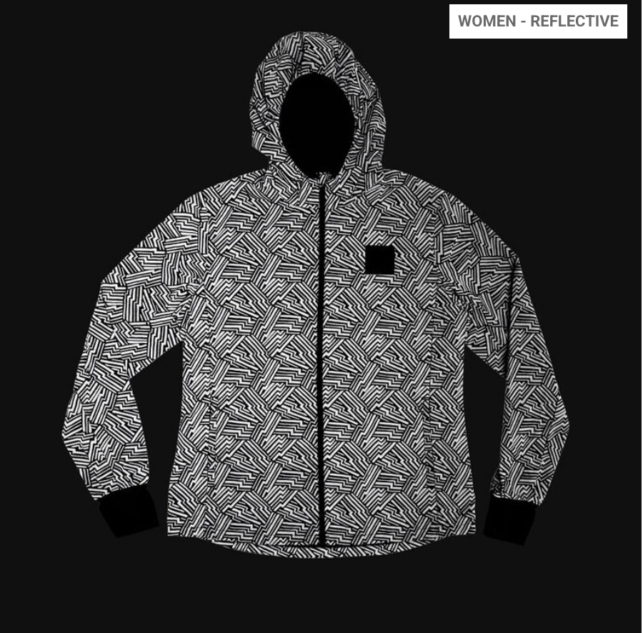 W Reflective Blaze Jacket - Black