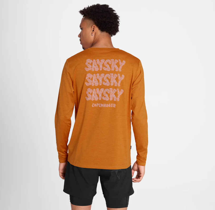 Reflective Logo Pace Long Sleeve - Orange