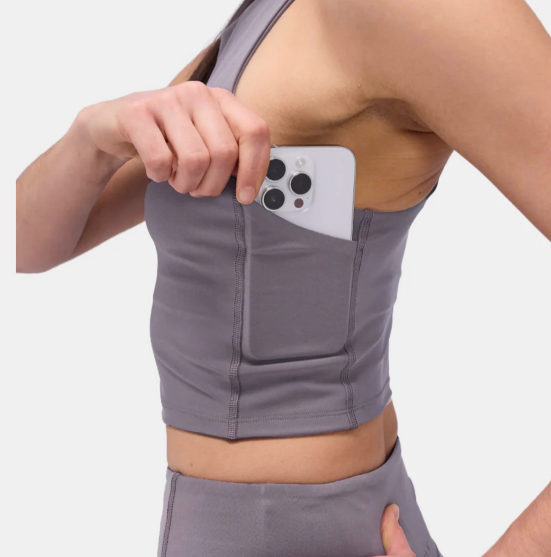 Stamina™ Race Crop - Haze