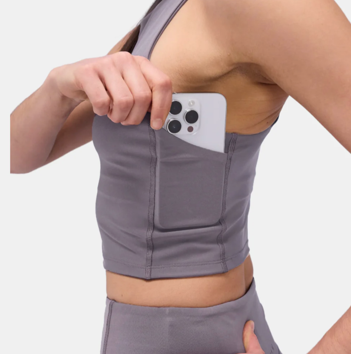 Stamina™ Race Crop - Haze