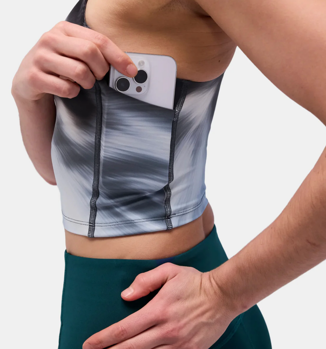 Stamina™ Race Crop - Storm Multi