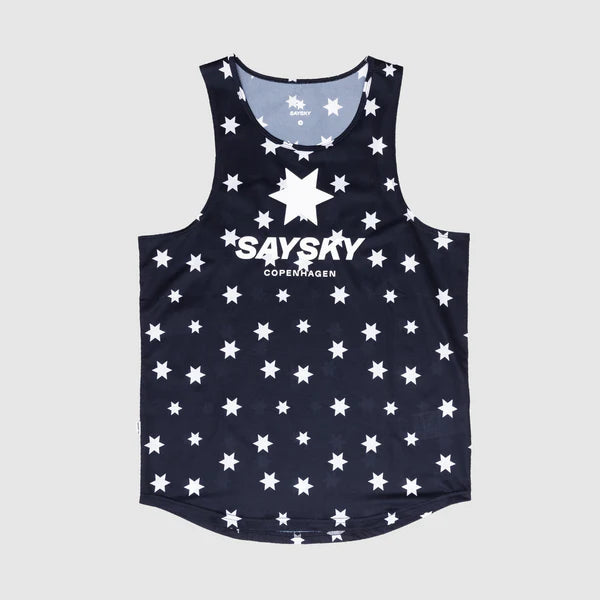 Star Combat Singlet - Blue/White