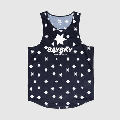 Star Combat Singlet - Blue/White