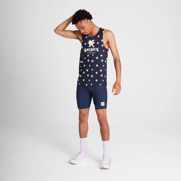 Star Combat Singlet - Blue/White