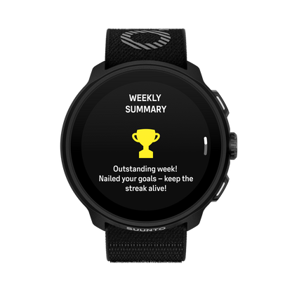 RUN ALL BLACK (TEXTILE STRAP)