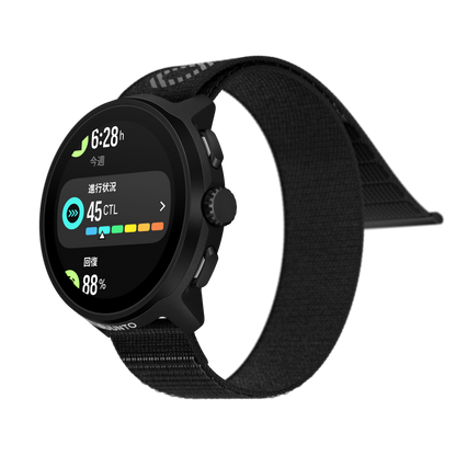 RUN ALL BLACK (TEXTILE STRAP)