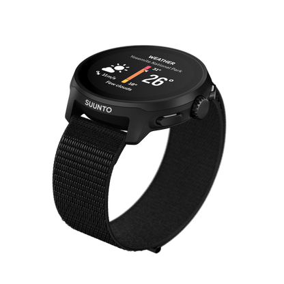 RUN ALL BLACK (TEXTILE STRAP)