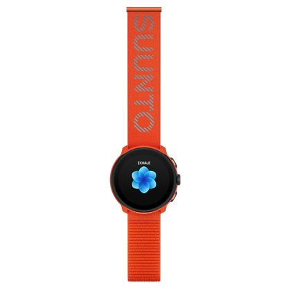 RUN CORAL ORANGE (TEXTILE STRAP)