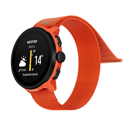 RUN CORAL ORANGE (TEXTILE STRAP)