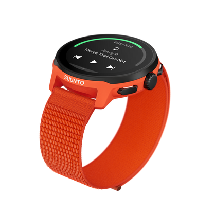 RUN CORAL ORANGE (TEXTILE STRAP)