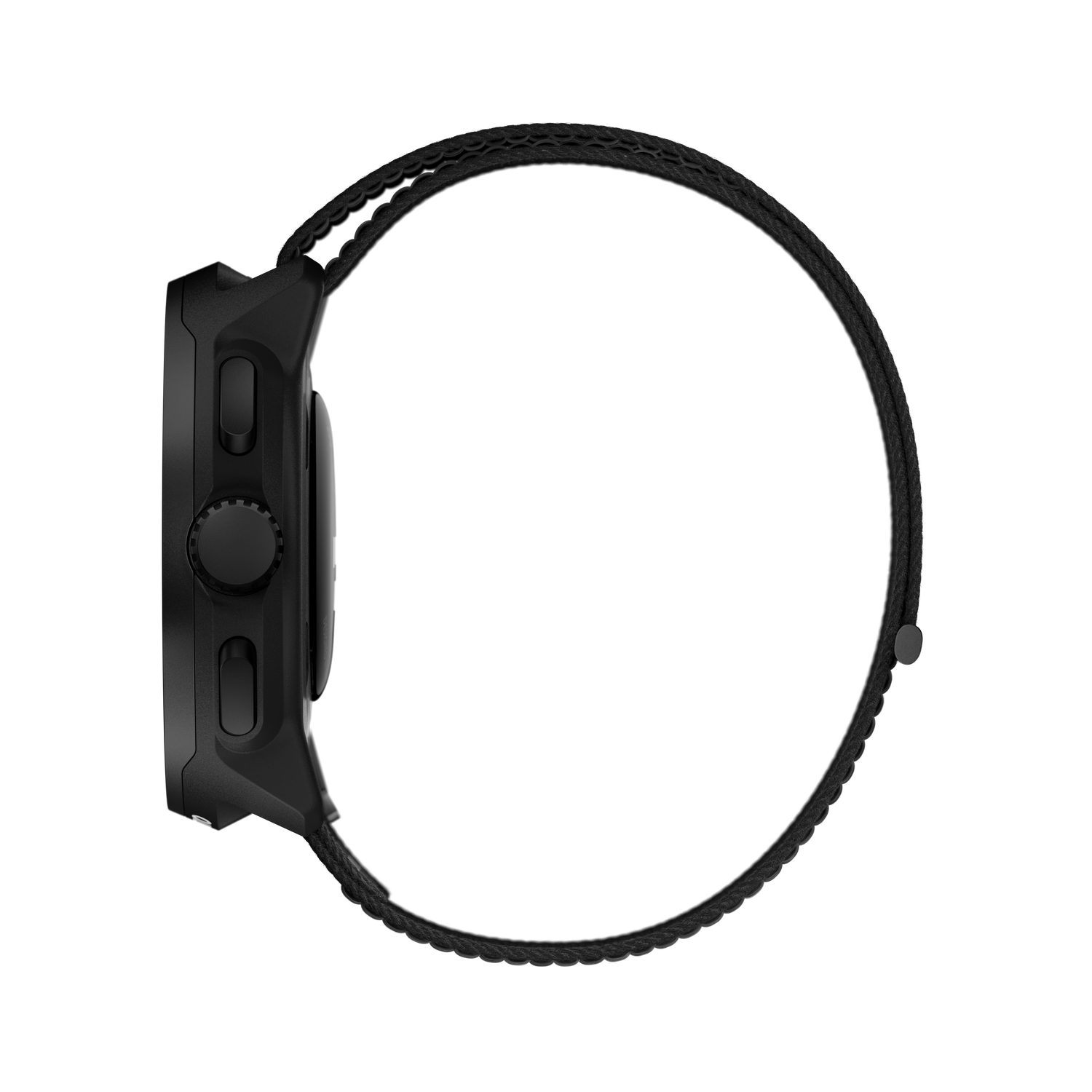 RUN ALL BLACK (TEXTILE STRAP)