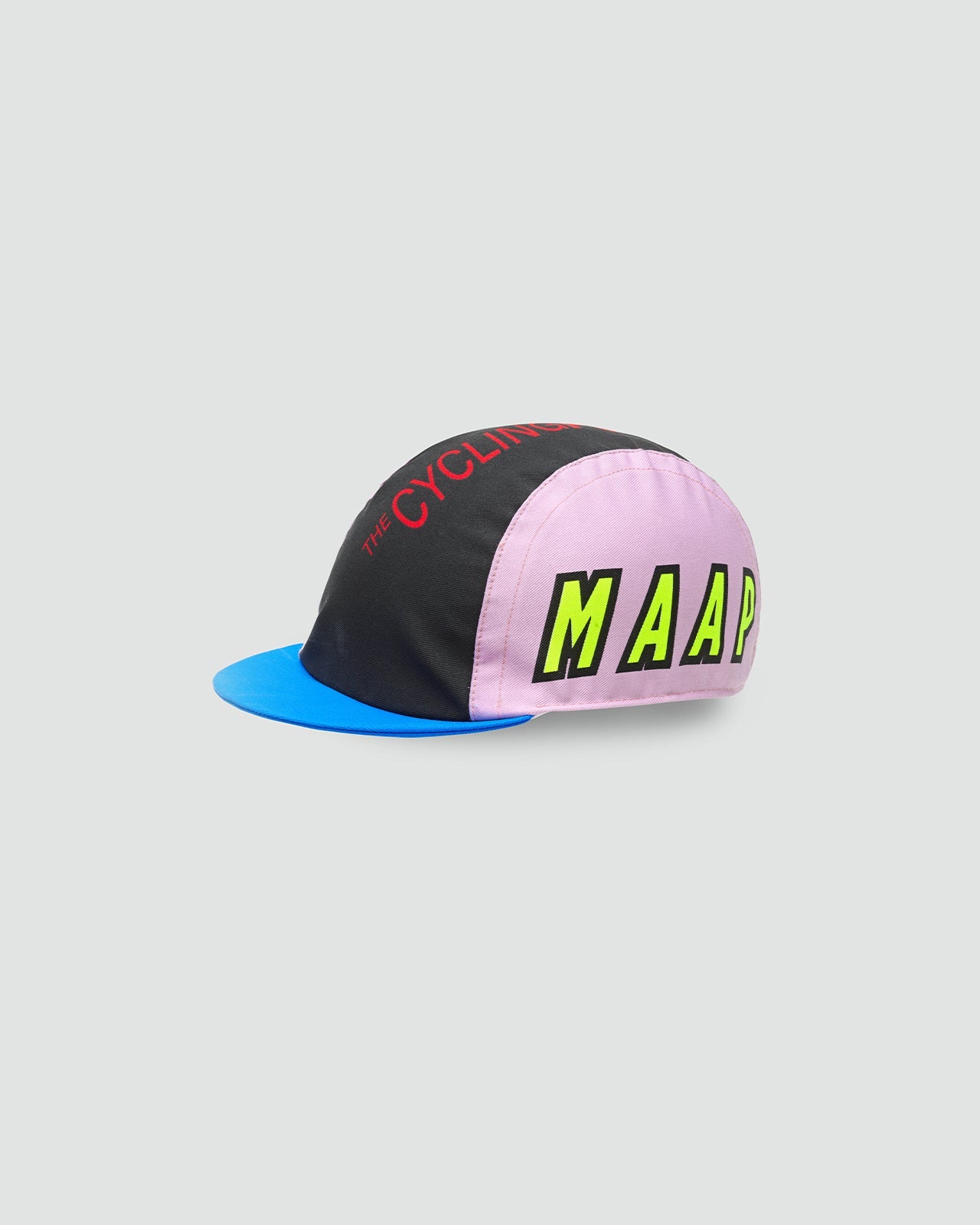 pink and black MAAP x The Cycling Podcast Cap