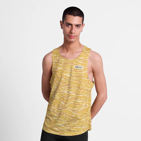 Tiger Combat Singlet - Yellow Como