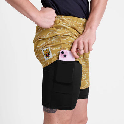 Tiger Pace 2 in 1 Shorts 5’&