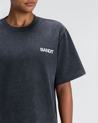 Unisex Heavyweight Cotton Box Tee - Black Chroma Wash
