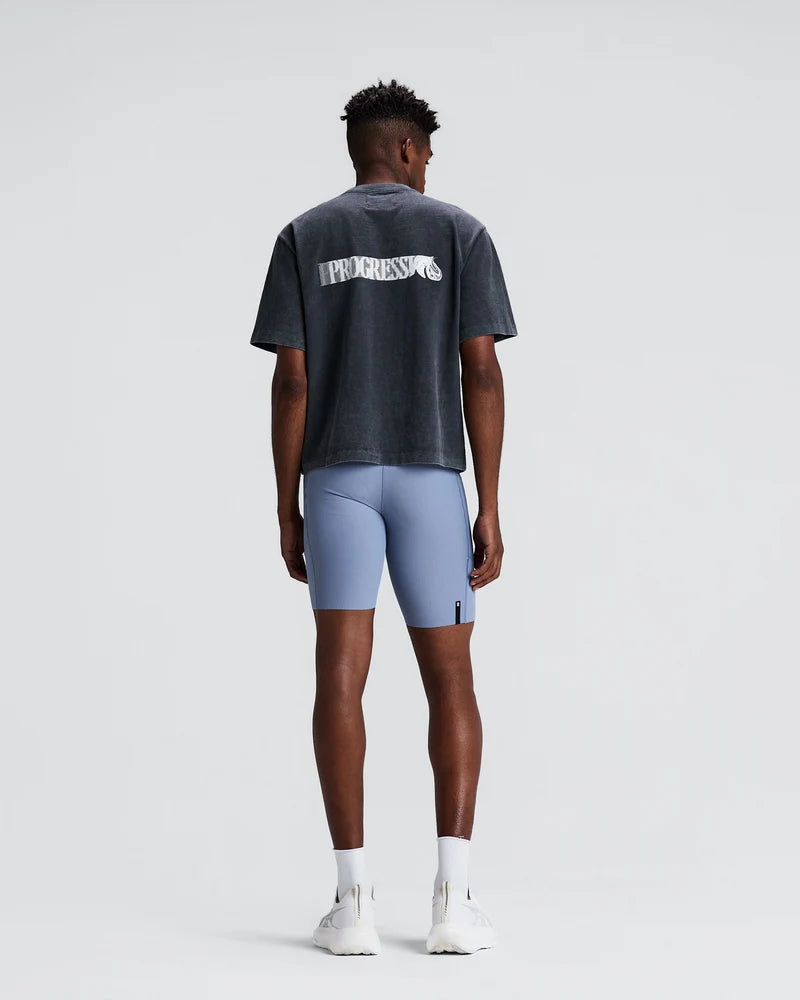 Unisex Heavyweight Cotton Box Tee - Black Chroma Wash