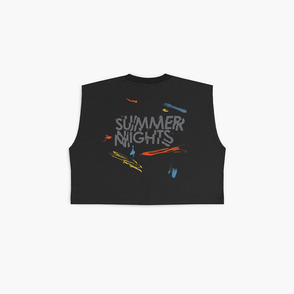 W-OR Tank Cropped - Summer Nights