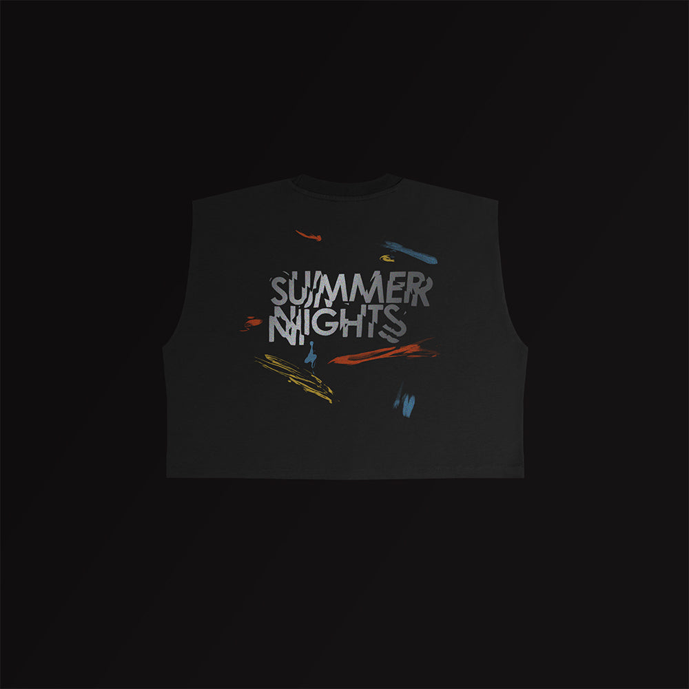 W-OR Tank Cropped - Summer Nights