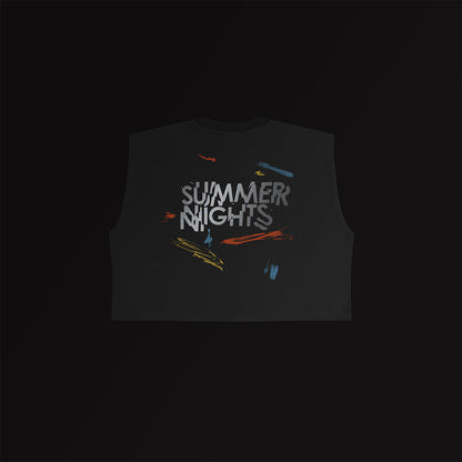 W-OR Tank Cropped - Summer Nights