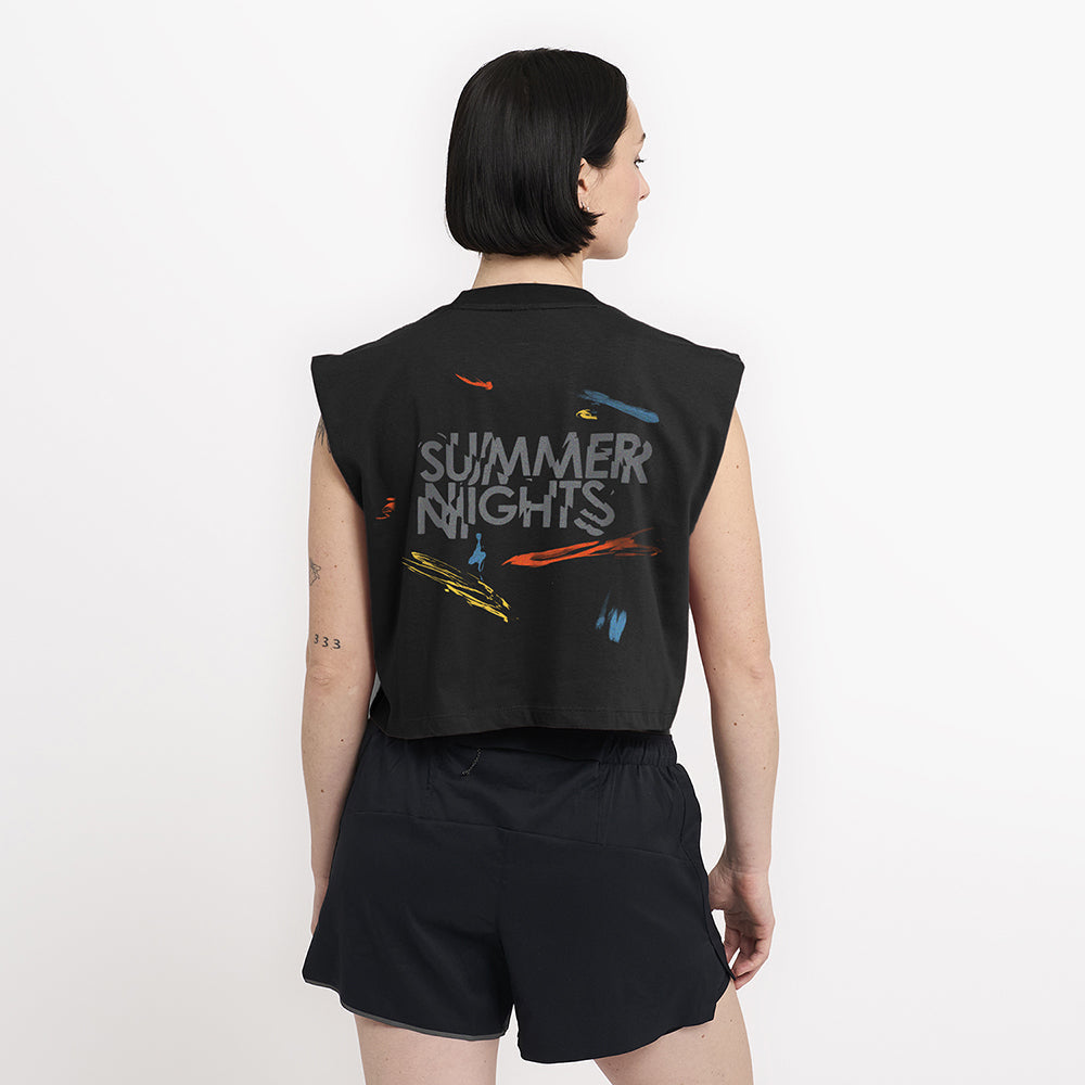 W-OR Tank Cropped - Summer Nights