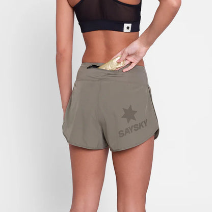 W Pace Shorts 3” - Taupe