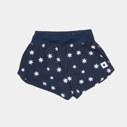 W Star Pace Shorts 3” - Blue/ White