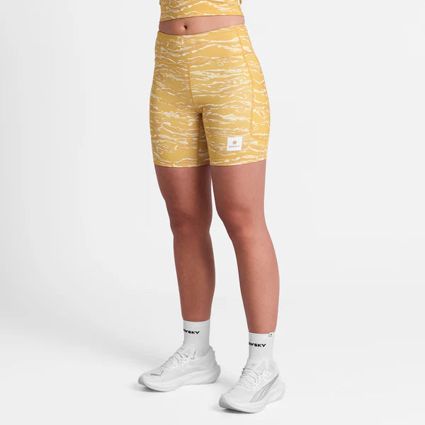 W Tiger Combat+ Short Tights 7” - Yellow