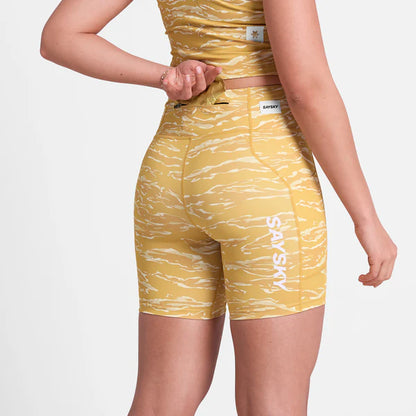 W Tiger Combat+ Short Tights 7” - Yellow