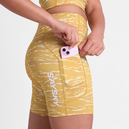 W Tiger Combat+ Short Tights 7” - Yellow