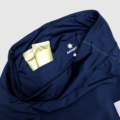 W 2 in 1 Pace Shorts 3" - Blue