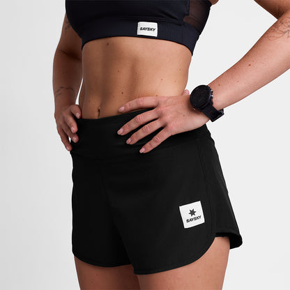 W Pace Shorts 3" - Black