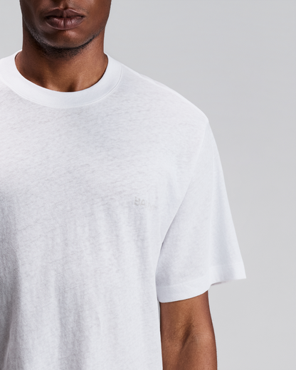 Unisex Lightweight Cotton Box Tee - White