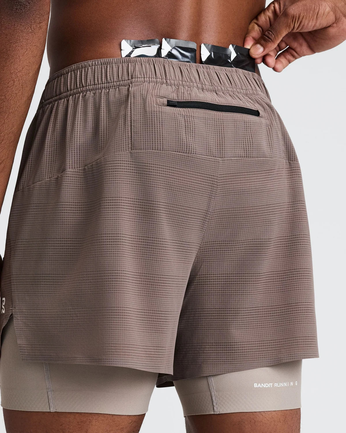 Cooling Grid Mens Duo Short - Cocoa