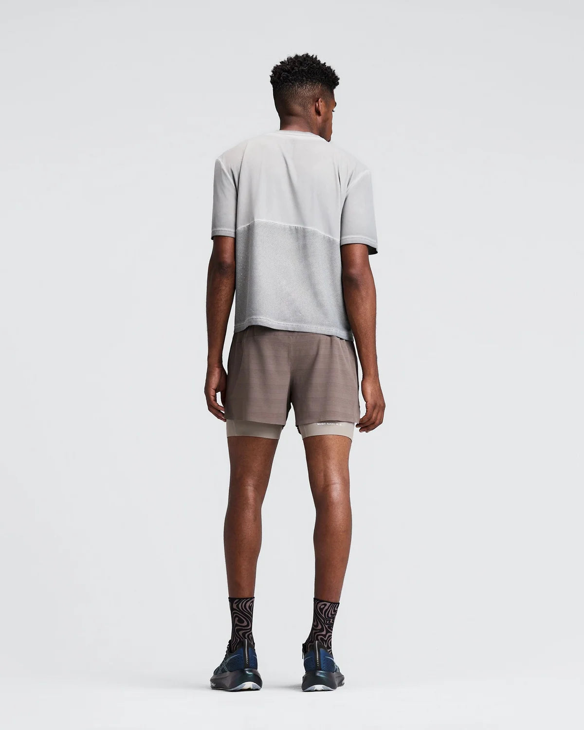 Cooling Grid Mens Duo Short - Cocoa