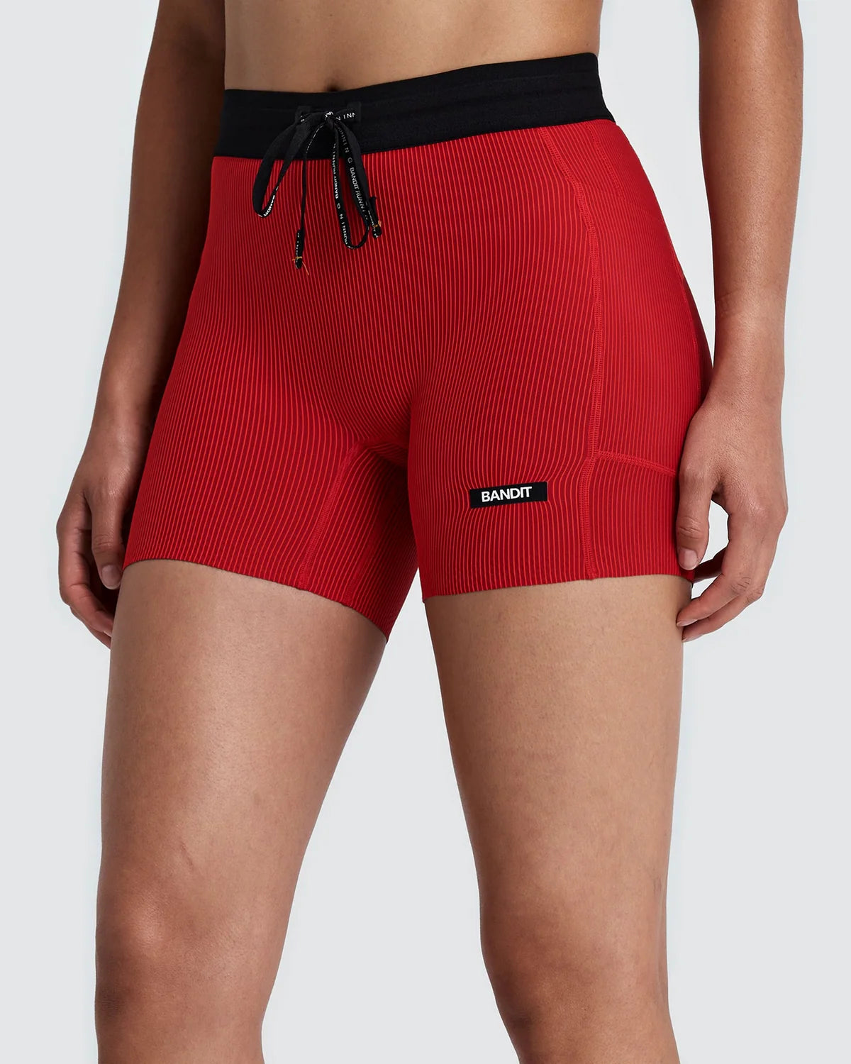 Striped Cadence™ 5" Compression Bottom - Oxide Red / Signal Red