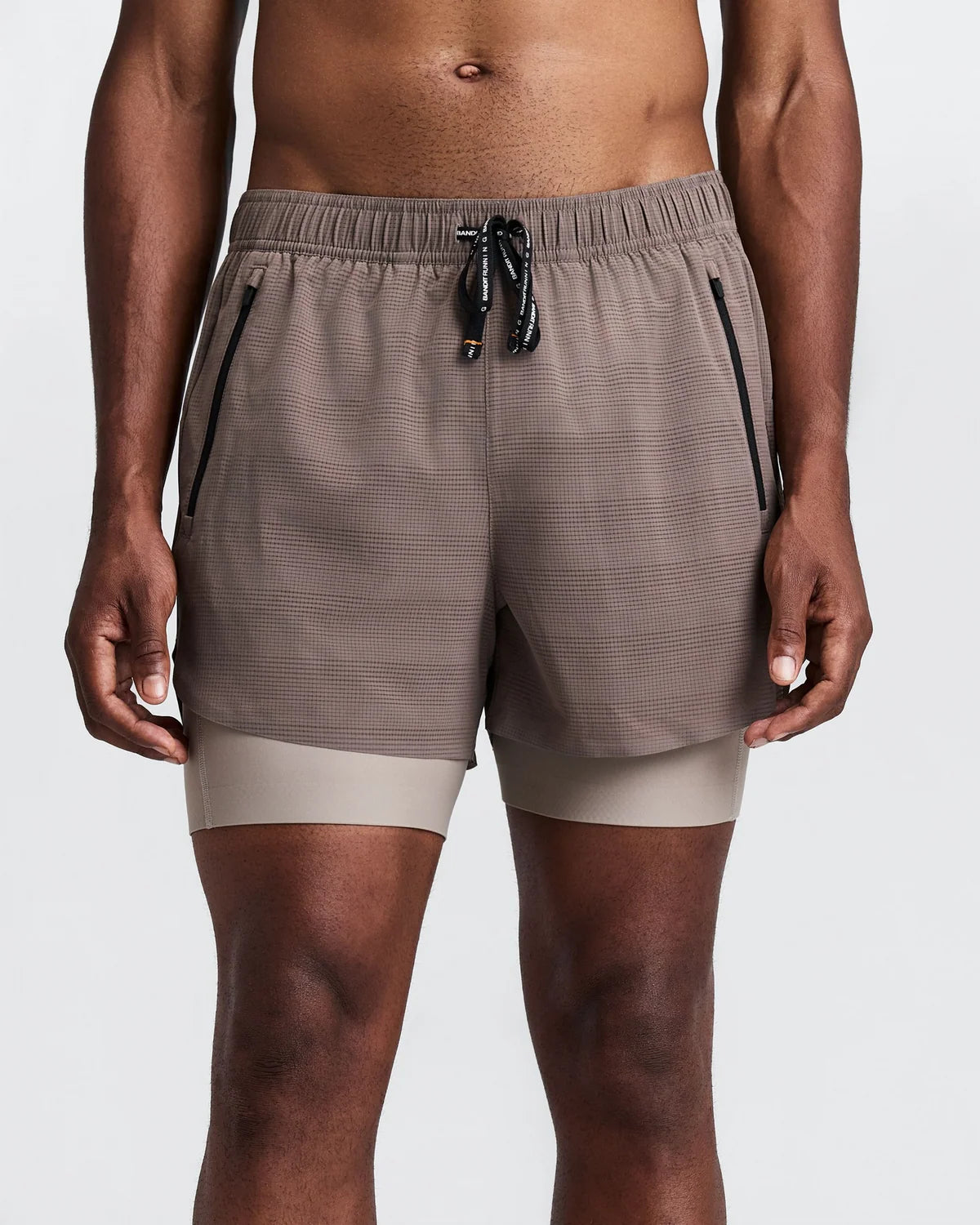 Cooling Grid Mens Duo Short - Cocoa
