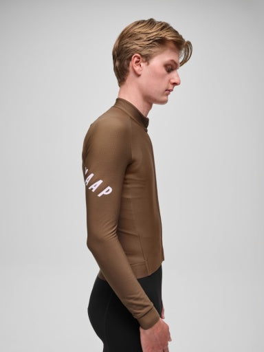 MAAP Apex Aeon Thermal LS Jersey - Espresso