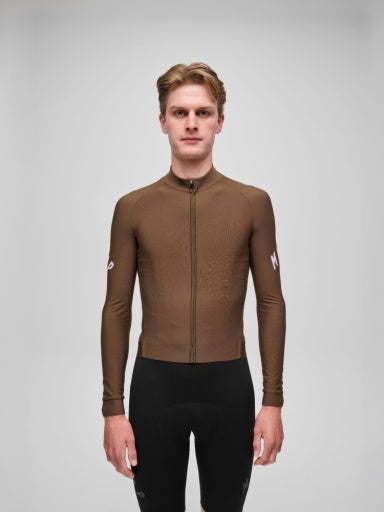 MAAP Apex Aeon Thermal LS Jersey - Espresso