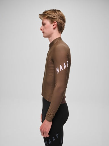 MAAP Apex Aeon Thermal LS Jersey - Espresso