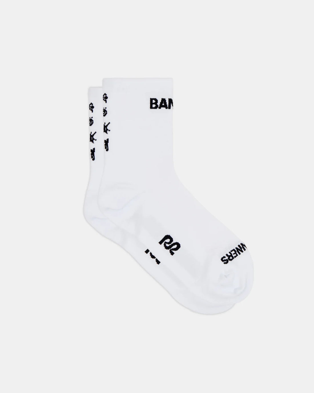 Lite Run™ Spring Motif Quarter Socks (2 Pack) - White