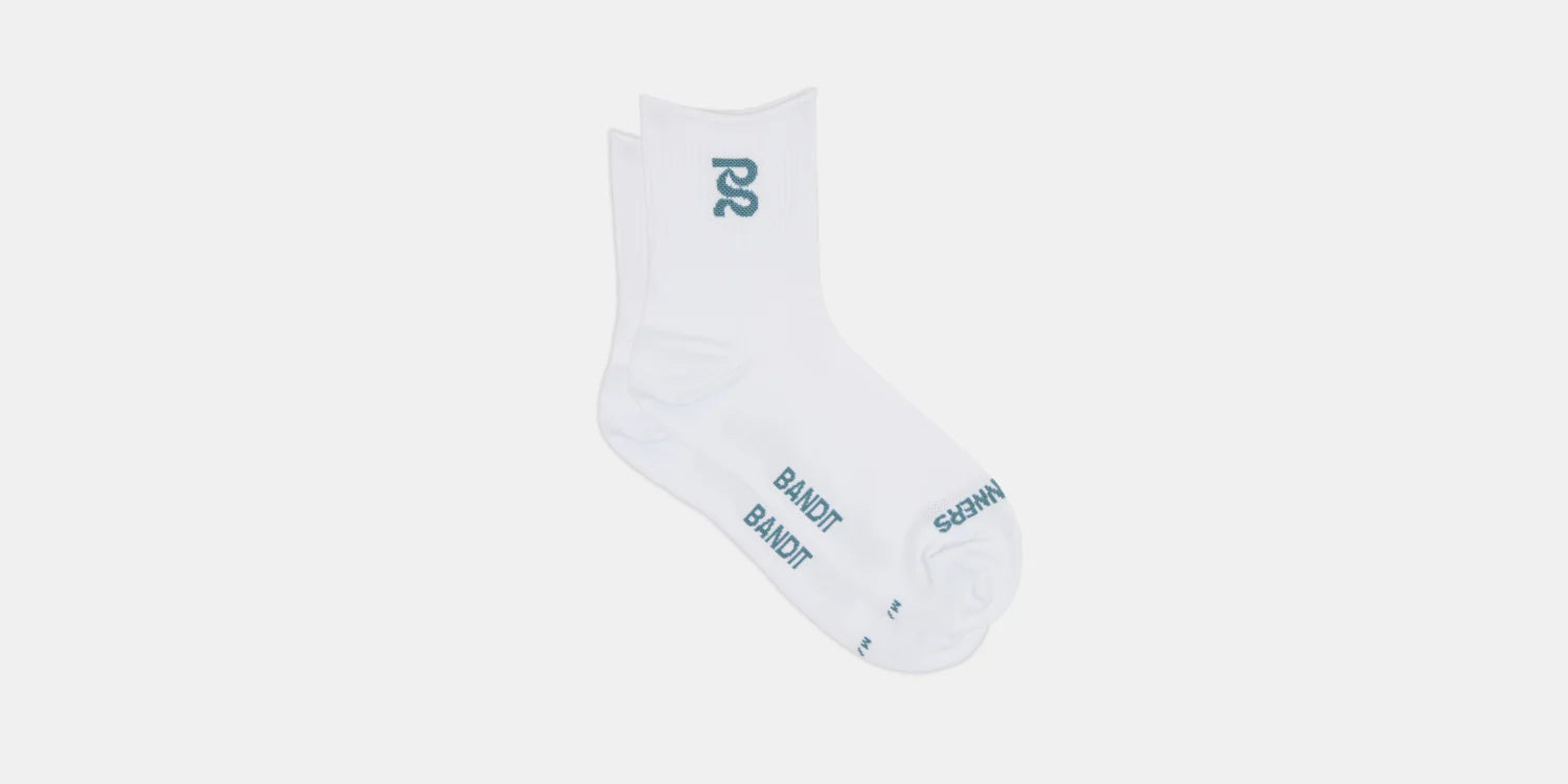 Lite Run™ Ribbed Quarter Socks - Tranquil Blue (2 Pack) - XS/S