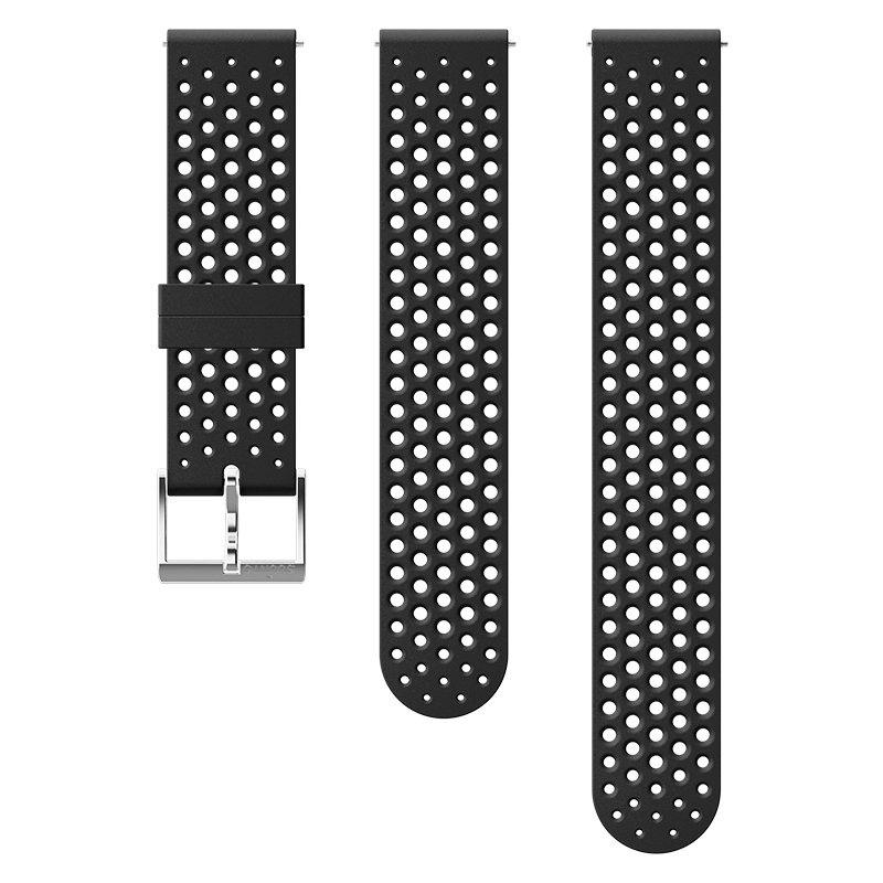 22 ATH1 SILICONE STRAP ALL BLACK S+M